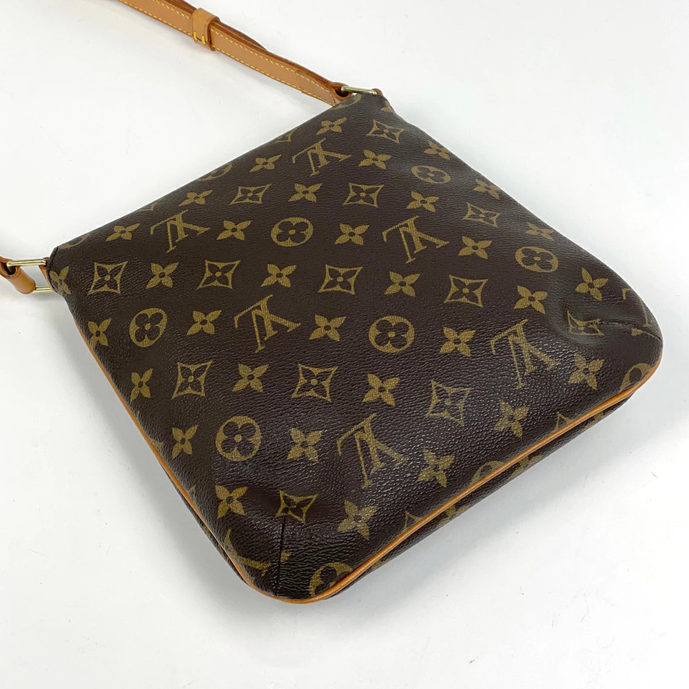 Louis Vuitton Monogram Salsa Short Brown Musette Bag Shoulder Brown